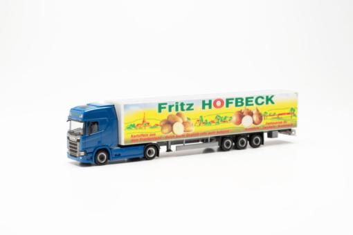 Herpa LKW Scania CR 20 HD Aerop. 15m KSZ Hofbeck 953306 