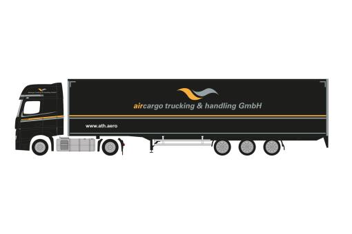 Herpa LKW MB Actros 18 Bigsp KSZ aircargo trucking & handling Lowl 953504 
