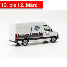 Herpa MB Sprinter \'18 Kasten Faszination Modellbahn Mannheim 953535 