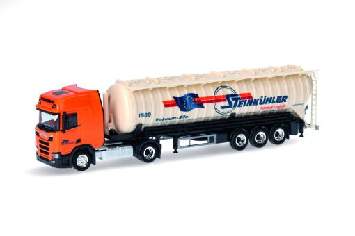 Herpa LKW Scania CR 20 HD Aerop. Saugsilo-SZ Steinkühler 