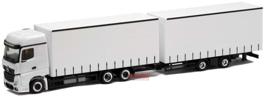 Herpa LKW MB Actros 18 Bigspace Ta-GaKHZ weiß 