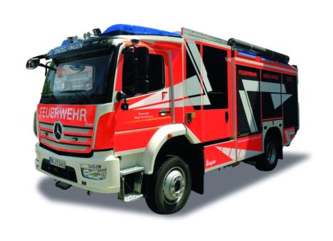 Herpa MB Atego ZieglerZ-Cabine Feuerwehr Sindelfingen 