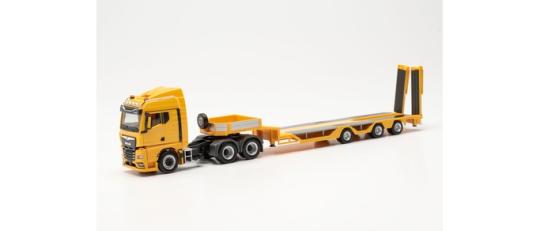 Herpa LKW MAN TG-X GX Goldhofer Allrounder-SZ gelb 