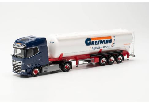 Herpa LKW DAF XG+ Aerop. Kippsilo-SZ Greiwing Food 954693 