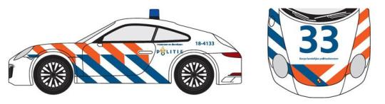 Herpa PKW Porsche 911 (991) Politie 