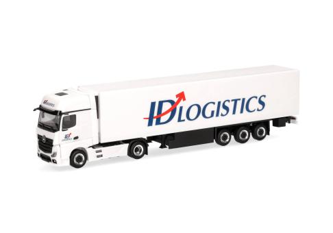 Herpa LKW MB Actros 11 Giga Kühl-KSZ ID Logistik 956383 