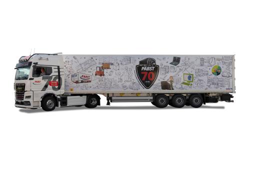 Herpa LKW MAN TG-X GX Aerop. KSZ 70 Jahre Pabst 956727 