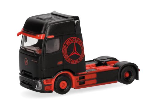 Herpa LKW MB Actros L ProCabin SZM schwarz/rot Sommerfest 