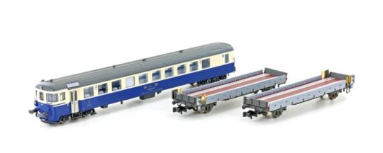 Lemke Collection Autoverladezug 3tlg. Steuerwg. BDt+2x Auffa 