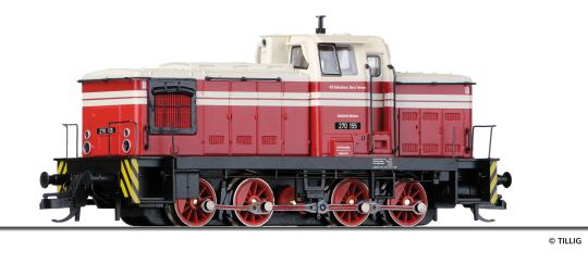 Tillig Diesellokomotive 270 155 des VEB Kalikombinat Werra, Ep. III 96119 