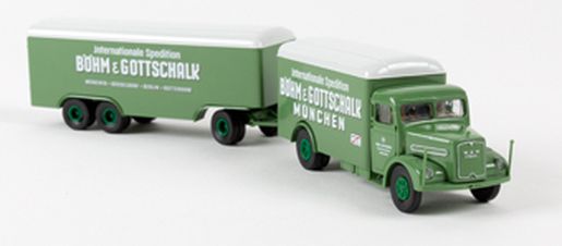 Brekina LKW MAN F 8 Koffer-SZ Böhm & Gottschalk 97221 