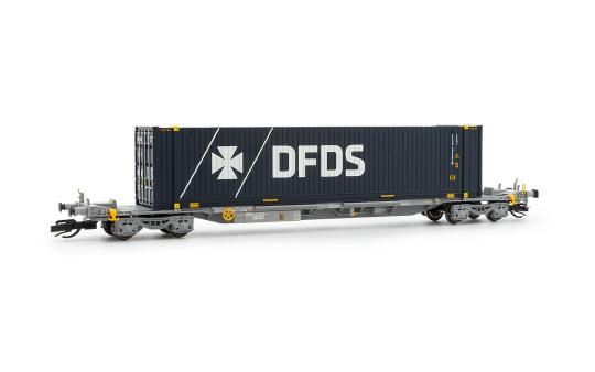 Arnold TT 4a Containerwagen 45\' Container TOUAX DFDS Ep. VI HN9751 