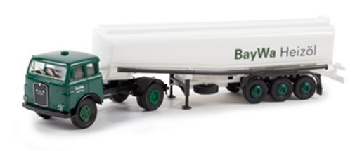 Brekina LKW MAN 10.212 FS Tank-SZ BayWa Heizöl 97808 