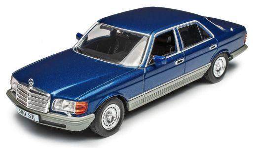 IXO 1:43 Mercedes-Benz S-Klasse W126 500 SE (1979-1991) - dark blue 