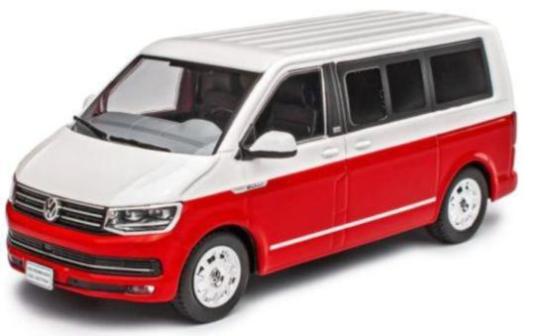 IXO 1:43 Volkwagen T6 Multivan (2015) - red/white 