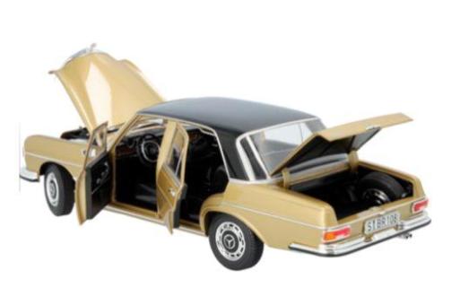 NOREV 1:18 Mercedes 280 SE - tunis beige with black top 