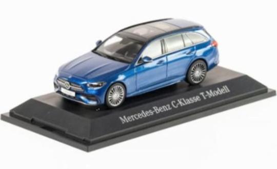 Herpa 1:43 Mercedes C-Class Kombi S206 (2022) - blue 