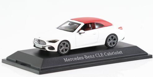 Norev 1:43 Mercedes CLE Convertible A236 - opalithe white br 