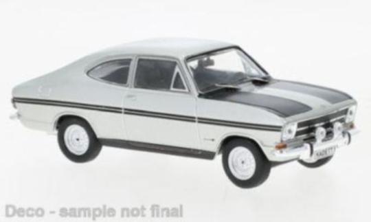 IXO 1:43 Opel Kadett B Coupe Rallye (1966) - silver/black 