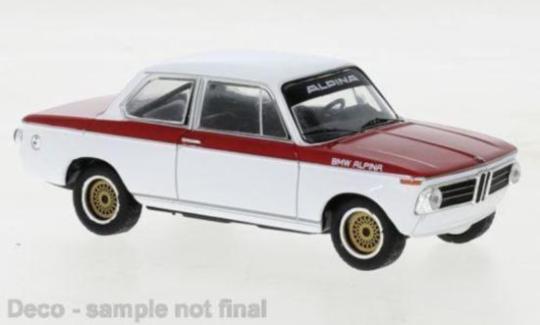 IXO 1:43 BMW Alpina 2002 Tii - white/red - 1972 