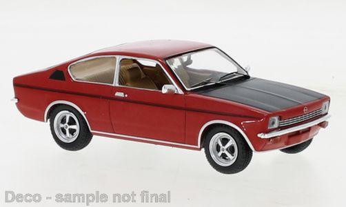 IXO 1:43 Opel Kadett C Coupe SR, rot/schwarz, 1976 