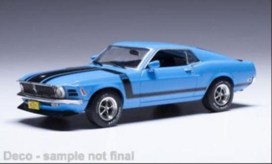 IXO 1:43 Ford Mustang Boss 302 - blue - 1970 