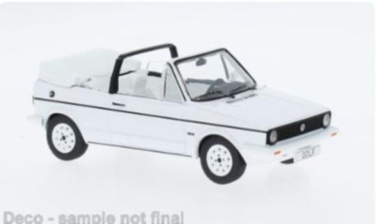 IXO 1:43 VW Golf 1 Cabriolet 1986 - white 