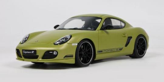 GT Spirit 1:18 PORSCHE CAYMAN R 2012 - PERIDOT METALLIC 