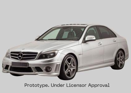 GT Spirit 1:18 MERCEDES-BENZ C63 AMG - SILVER 