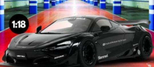 GT Spirit 1:18 LB-WORKS 720S BLACK 2023 