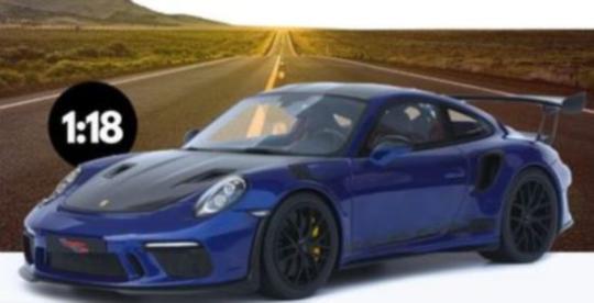 GT Spirit 1:18 PORSCHE 911 [991.2] GT3 RS WP 2018 - BLUE 