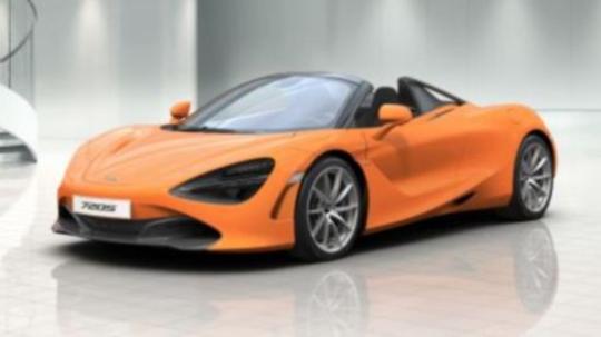 GT Spirit 1:18 McLaren 720S Spider 2018 - papaya spark orange 