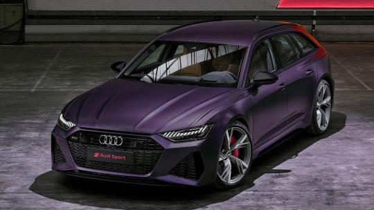 GT Spirit 1:18 Audi RS6 Avant - 2020 - purple matt 