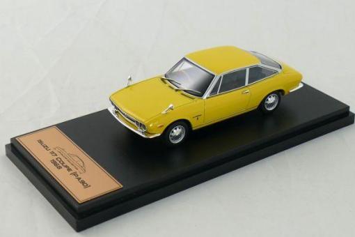 IXO Premium Collection 1:43 Isuzu 117 Coupe 1968 - yellow 