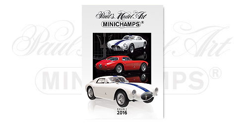 Minichamps PMA CATALOGUE Katalog 2016 - RESIN EDITION 