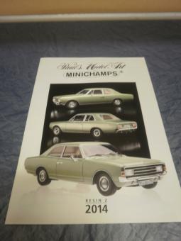 Minichamps PMA CATALOGUE Katalog 2014 - RESIN EDITION #2 