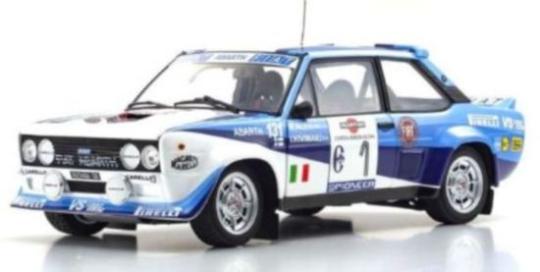 Kyosho PKW 1:18 FIAT 131 ABARTH - 1981 - ALEN/KIVIMAKI -RALL 