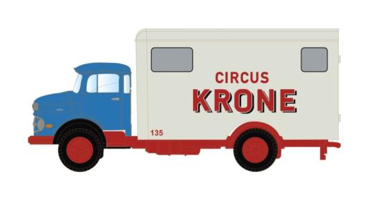 Minis LKW MB L322 Koffer Circus Krone LC3471 