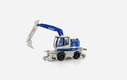 Minis N 1:160 Liebherr A922 Rail 2-Wege Bagger KIBAG (CH) m. Tieflöffel LC4259 