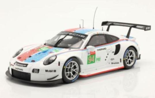 IXO 1:18 Porsche 911 (991) RSR #94 LeMans 2019 Porsche GT Te 