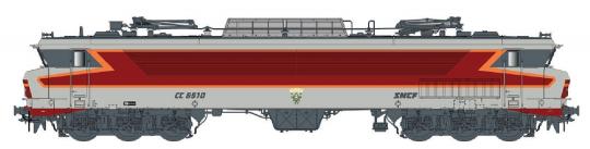 LS Models E-Lok CC 6510 SNCF grau/rot/orange logo RMT Ep. IV-V 