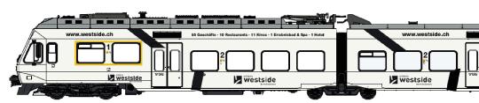 LS Models  Triebzug RABe 525 NINA, 3-tlg. BLS/Westside, Ep.V 