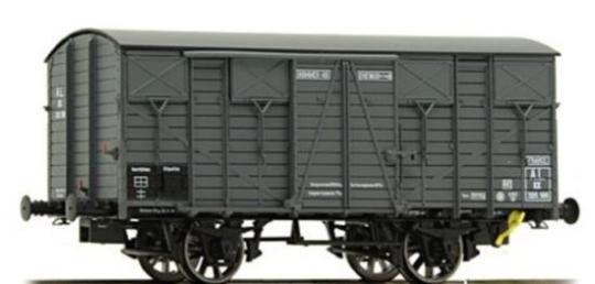 LS Models 1:87 gedeckter Güterwagen, OCEM 19, grau, Ep.II 