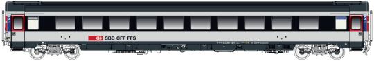 LS Models Personenwagen UIC Z1 B- 2.Kl. SBB IC, Fahrradlogo 