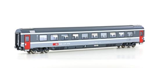 LS Models EC Personenwagen, 2.Kl. Bpm SBB, Ep.V, grau/grau 