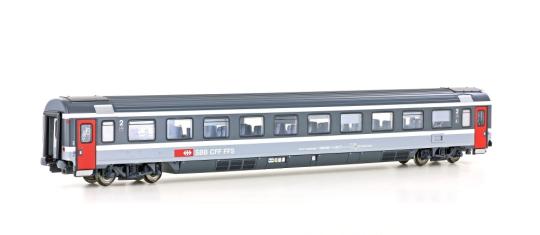 LS Models EC Personenwagen, 2.Kl. Bpm SBB, Ep.V, grau/grau, Fahrradabt 