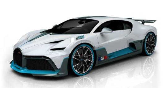Looksmart 1:43 Bugatti Divo - quartz white glossy 