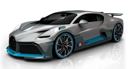 Looksmart 1:43 Bugatti Divo - italian red matt 