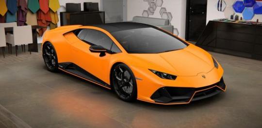 Looksmart 1:43 Lamborghini Huracan EVO Fluo Capsule -  Arancio Livrea 