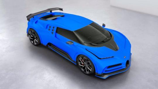Looksmart 1:43 Bugatti Centodieci - french racing blue 